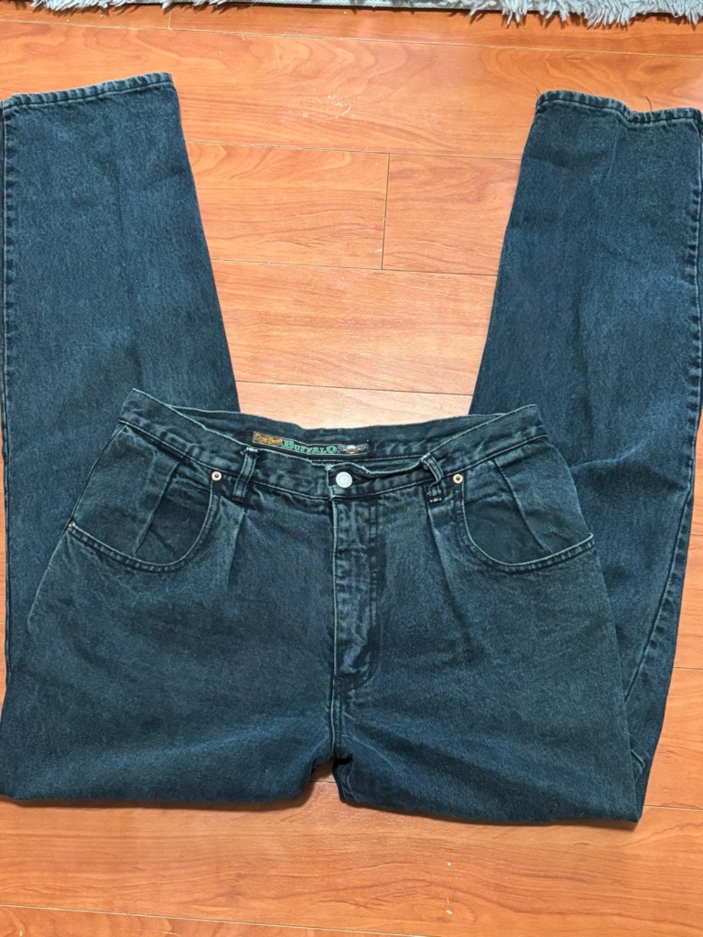 Vintage Baggy Buffalo David Bitton Black Wash Jeans